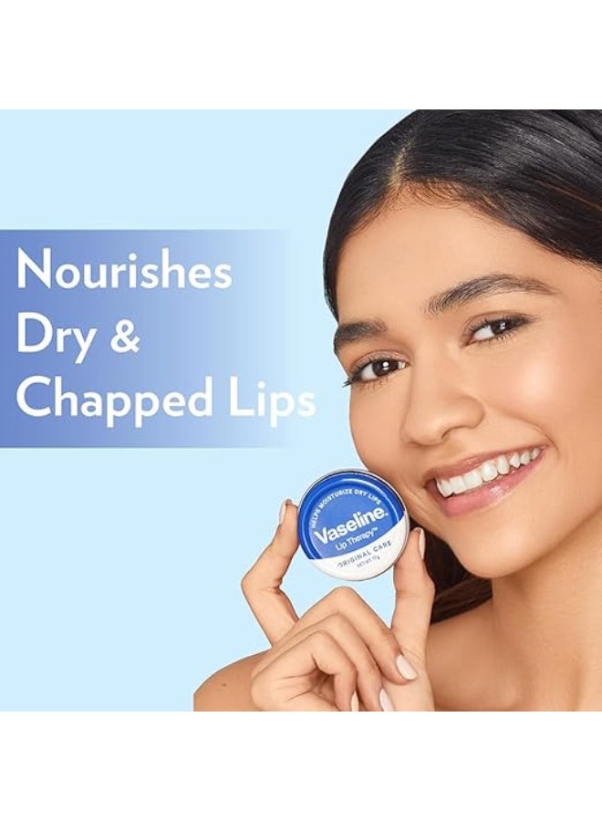 Vaseline Lip Theraphy Original Care, 17g | Infused with Vitamin E to Hydrate & Moisturize Dry Lips. - Image 3